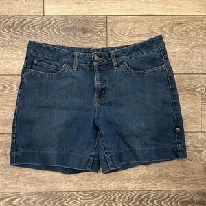 🎄George  Jean Shorts Bermuda Style Dark Wash Size 12